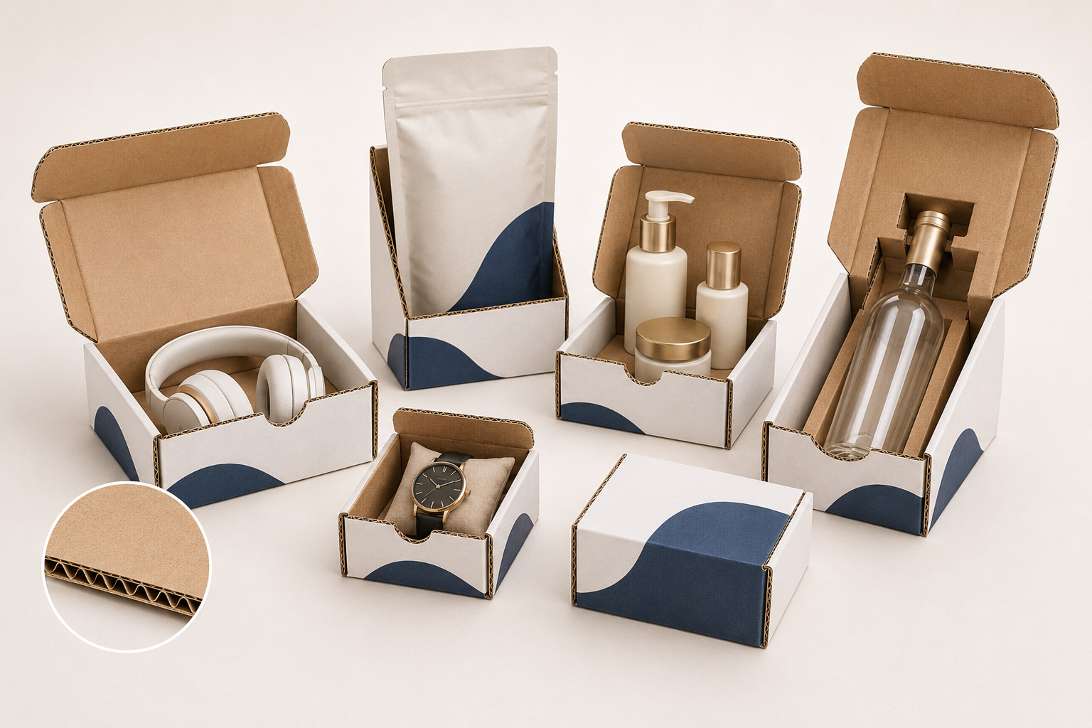 Fluted Mono Cartons